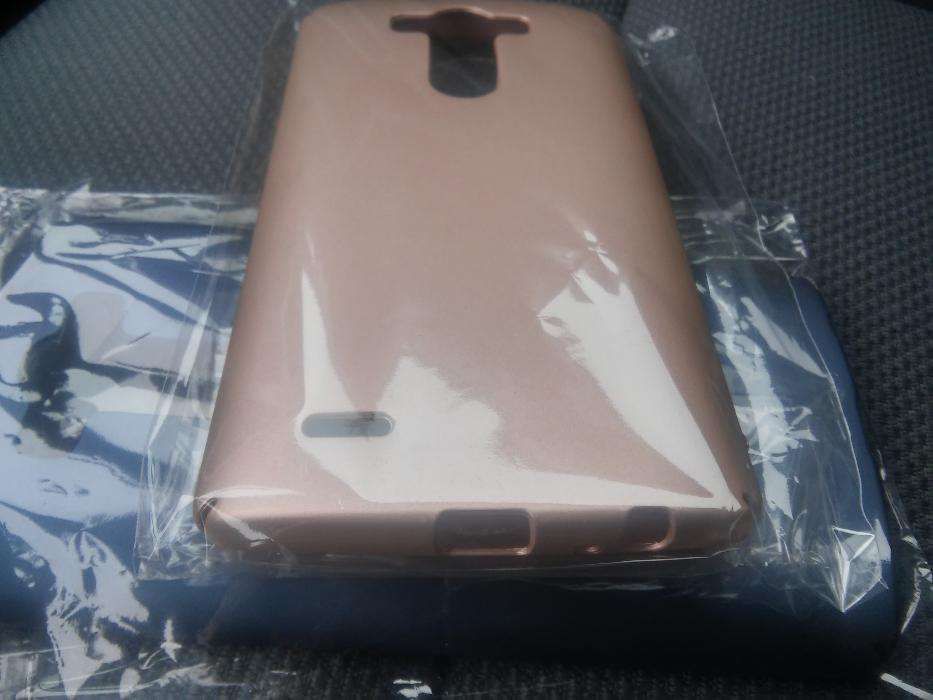 Nowe etui-Plecki  LG G3 D855, D850, D851 2szt. Złota Niebieska