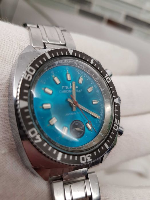 Zegarek *Ruhla* Chronograph Vintage DDR Germany