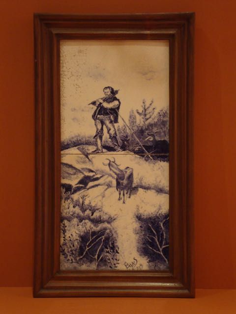 4 Azulejos antigos ( Painel )