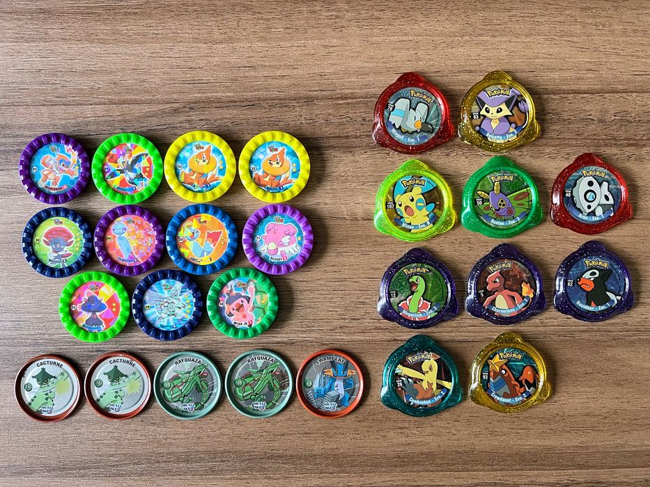 Pokémon Tazos (Boinx, Roks, Metal, Kraks)