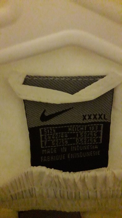 dres bialy nike sportowy spodnie bluza