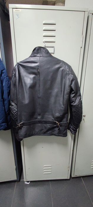 Casaco motard cabedal