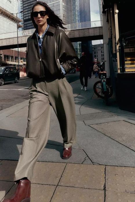 Нова тепла куртка бомбер Zara L