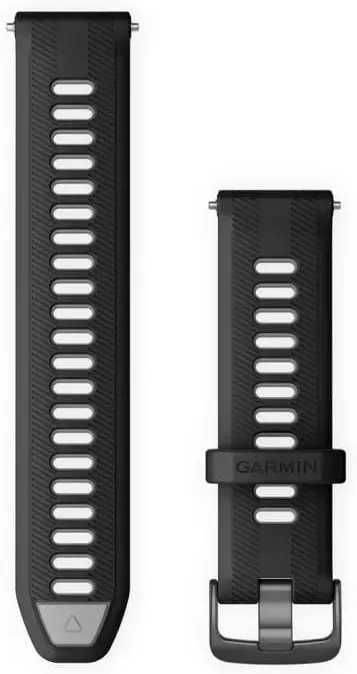 Pasek Garmin Forerunner 965 955/945/935 Fenix 7 Czarny/Jasnoszary 22mm