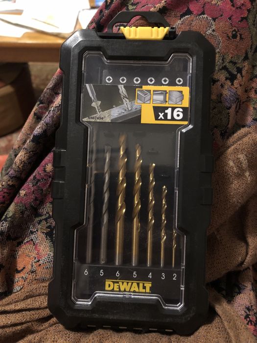 Wiertła bity x16 dewalt do metalu drewna betonu