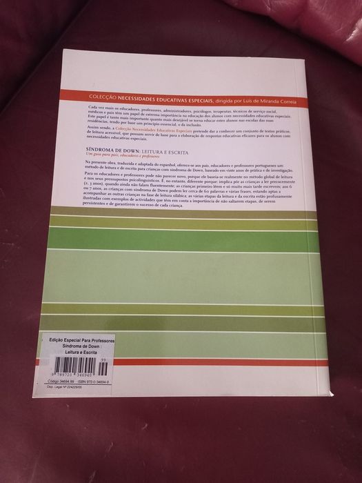 Livro novo "Sindroma de Down: Leitura e Escrita"