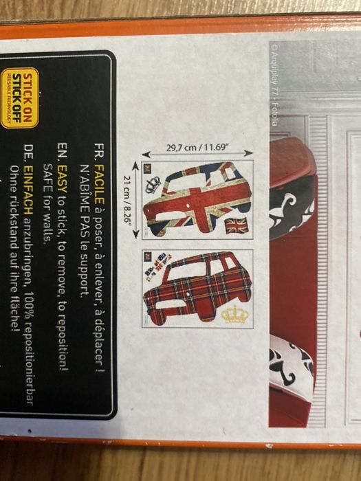 Stickers Mini Inglaterra - Novos