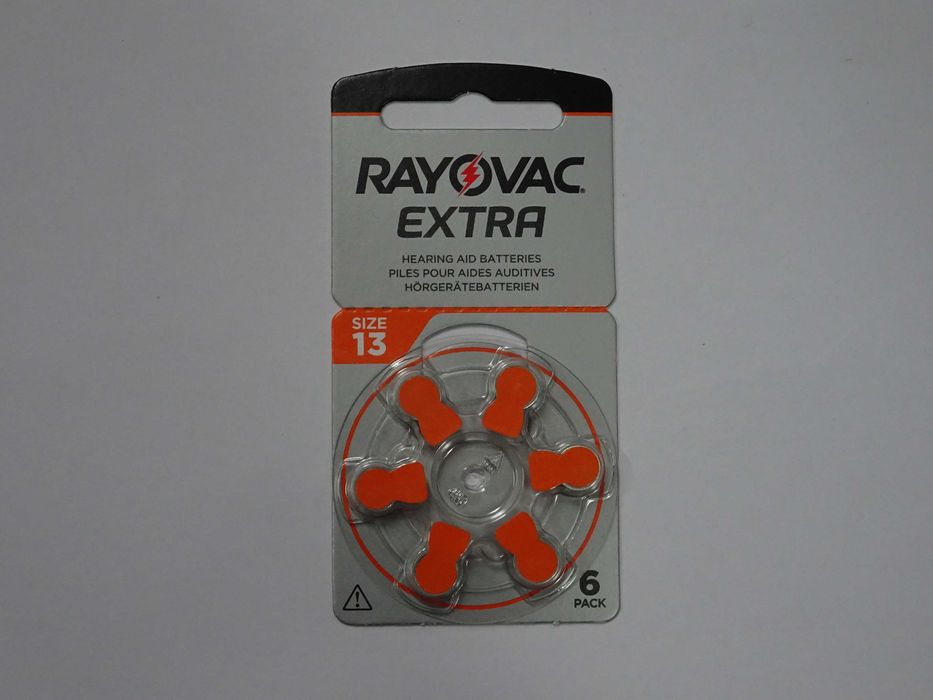 Bateria Baterie Słuchowe RAYOVAC EXTRA- PR10, PR13, PR675 - Op.6 sztuk