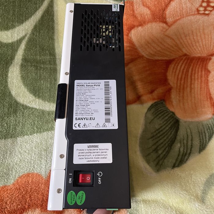 Сонячний інвертор Sanyu SPV18 VPM 1 кВт 12 В (MPPT)