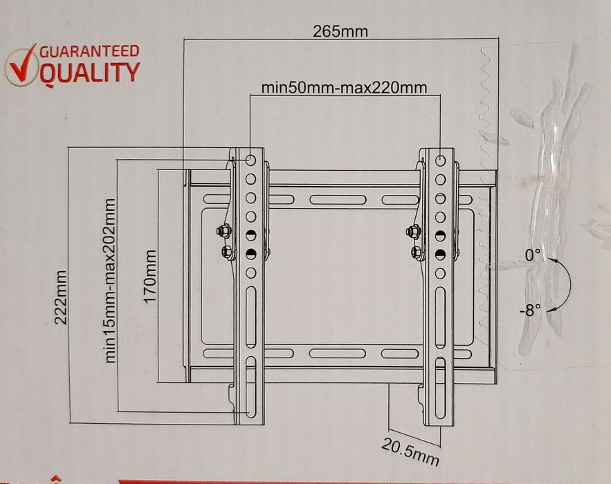 Wall Mounts for TV up to 43", New with or without Installation64354224341506124