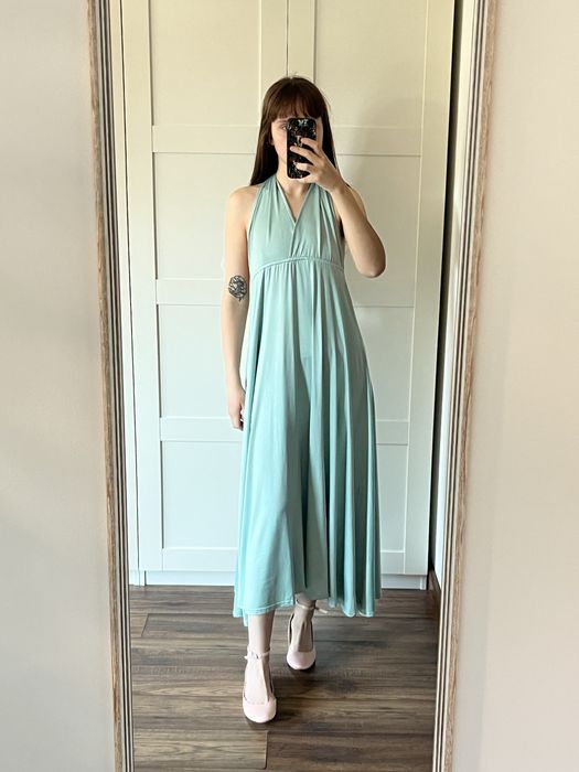 Sukienka infinity maxi wiązana na wiele sposobów koktajlowa wieczorowa 36 S