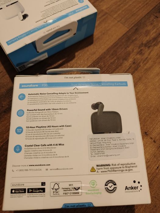 ОРИГІНАЛ!! Anker Soundcore P30i, Глобальна версія!, IP54, ANC, НОВІ!!