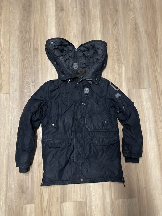 Kurtka meska zimowa puchowa parka Parajumpers faux fur