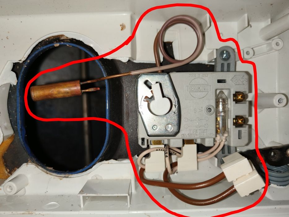 Термостат та ТЕН для водонагрівача Ariston PRO 30 R/3 1500Вт