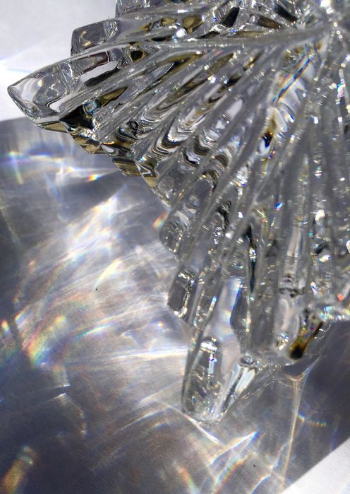 CRISTAL - caixa em estrela de 5 pontas - 12,2x4,7 cm/s