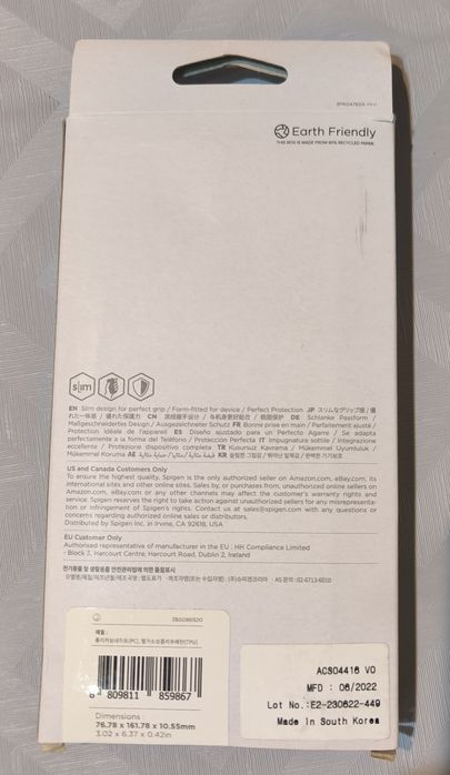 Capa Spigen - Xiaomi note 11pro 5g 
A marca atrás é do aplique do quad