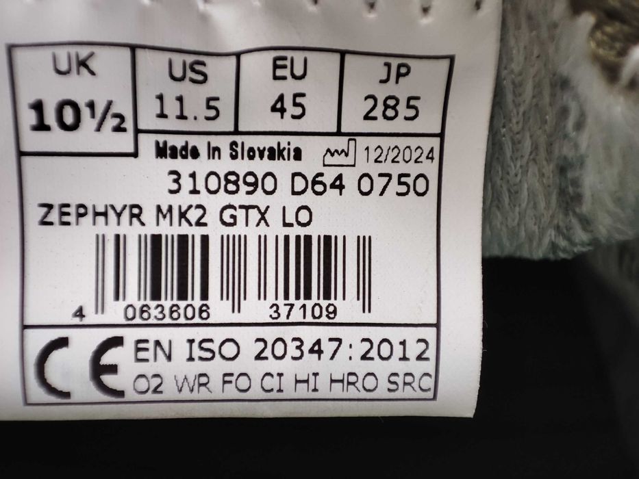 ОРИГІНАЛ 100%!!Кросівки тактичні LOWA Zephyr MK2 GTX LO TF 310890 0750