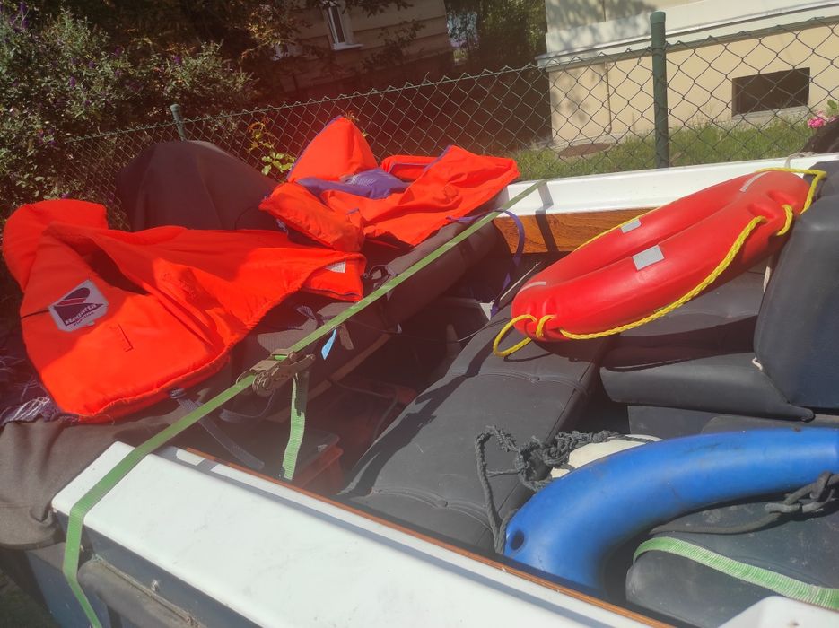 Łódź przyczepa i silnik