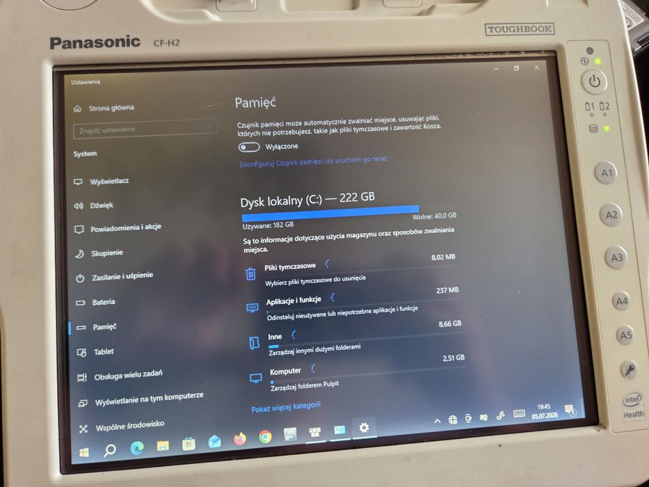 Panasonic Toughbook CF H2 3 baterie