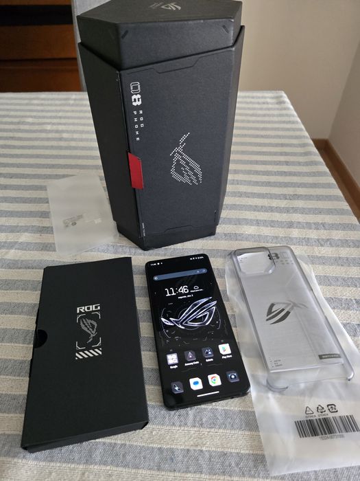 Gaming Asus Rog Phone 8 Pro 16/512GB e 7 + Cooler. Troca/retoma.Fatura