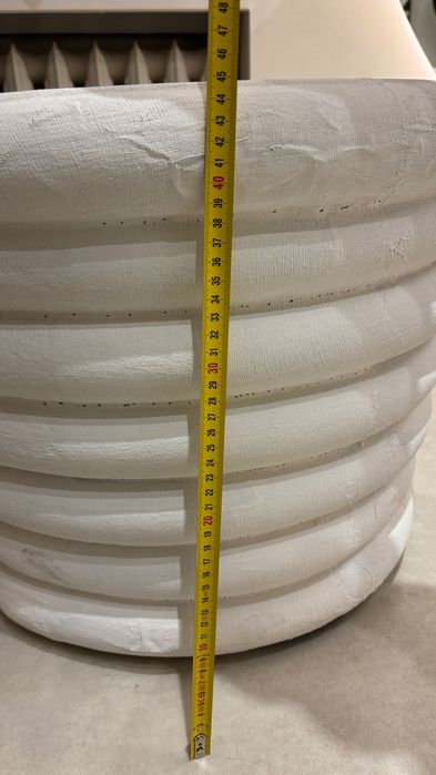 Gliniane białe donice DIY