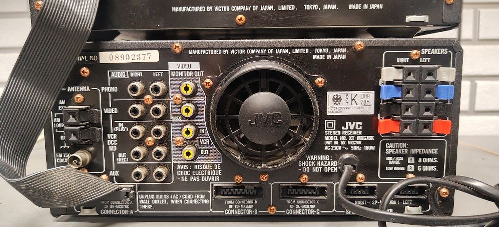 Amplituner, korektor JVC xt-mxg7bk