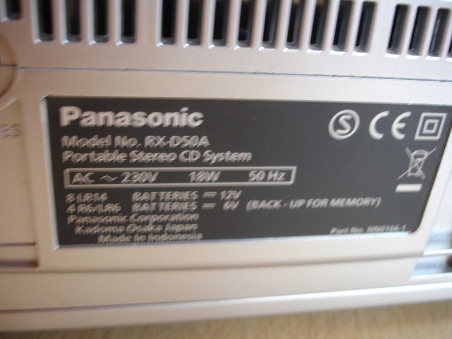 Radiomagnetofon PANASONIC RX-D50