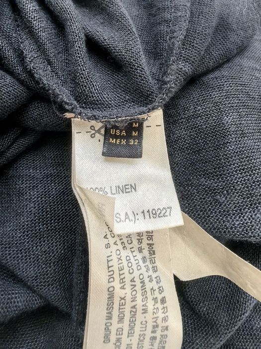 Massimo dutti bluza z 100% lnu