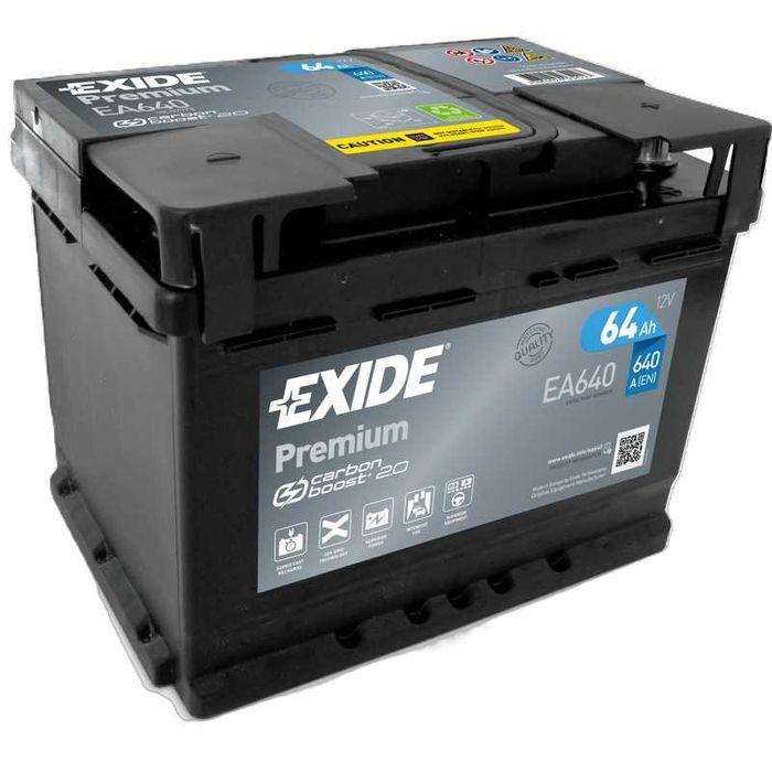 Akumulator Exide 64Ah 640A P+ EA640 Premium Św. Wincentego 39