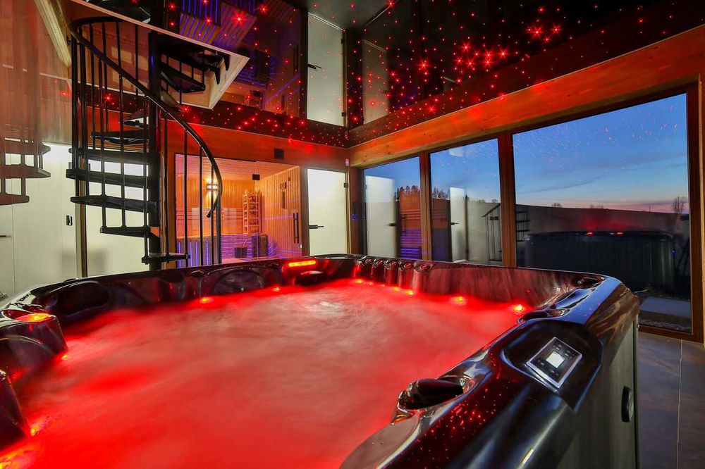 Domek z Jacuzzi, Sauną i Balią