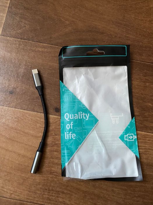 Перехідник для навушників Адаптер
USB C to 3.5 mm