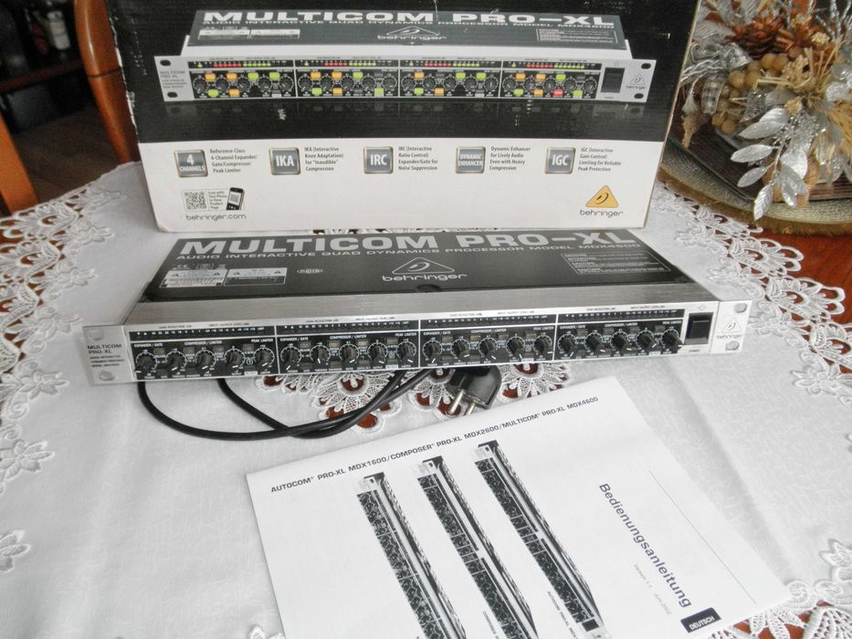 Behringer MDX4600 MULTICOM PRO-XL. ekspander/bramka/kompresor/limiter.