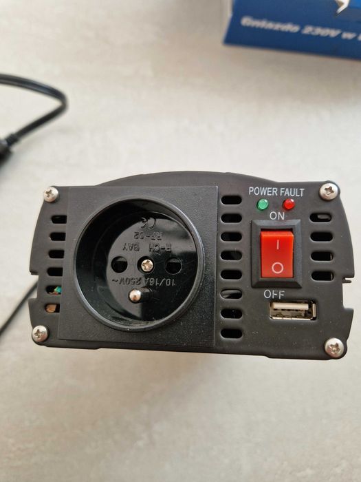 Przetwornica samochodowa 500W 24VDC na 230VAC