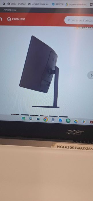 Monitor LG novo, com garantia