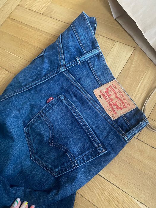 Levis 504 jeansy spodnie w29 l32