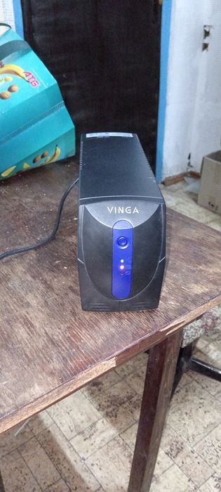 Пристрій безперебійного живлення Vinga LED 800VA plastic case with USB