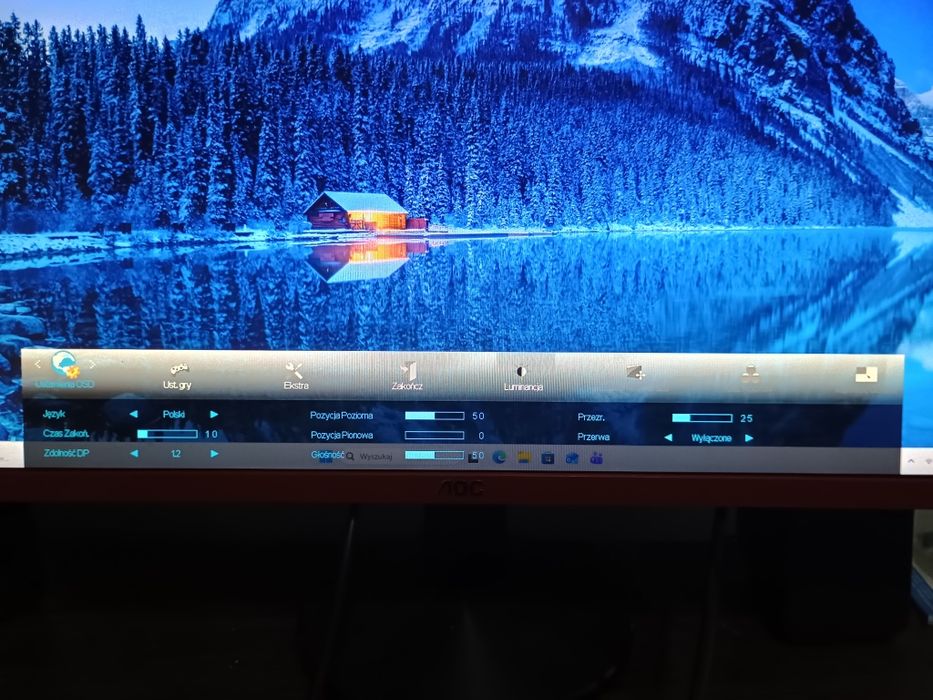 Monitor LED 24,5cala AOC G2590VXQ fullhd 1ms HDMI