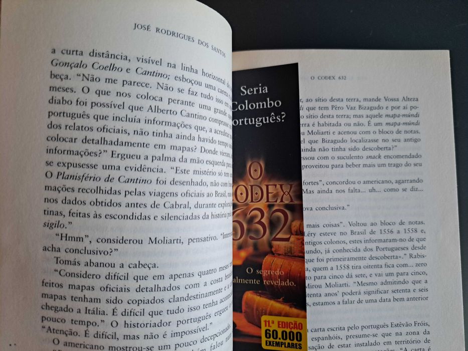 Livro "O codex 632" de José Rodrigues dos Santos