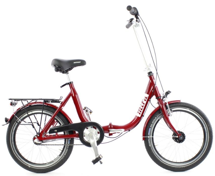 Składak rower składany niska rama 3 biegi Shimano Mifa Nexus czerwony