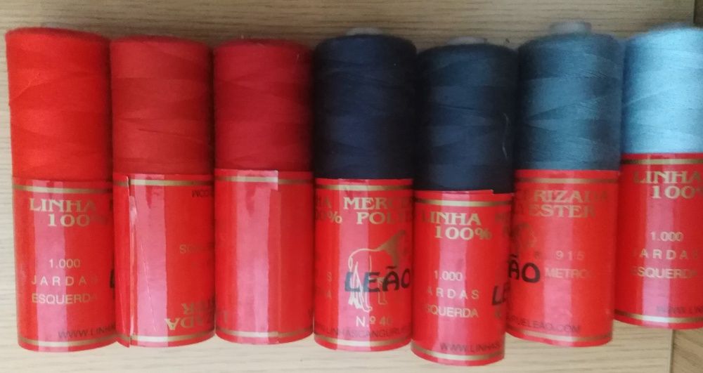 Linha leão para máquina de costura