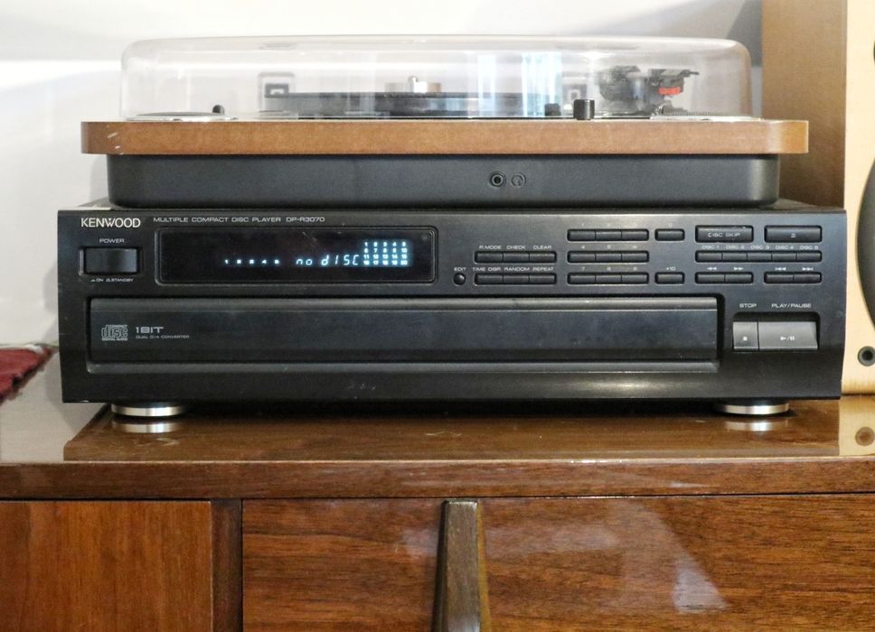 Odtwarzacz CD Kenwood DPR3070 zmieniarka karuzela 5 CD vintage audio
