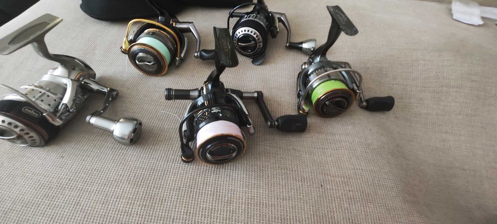 Kołowrotki spinningowe Daiwa i Megabass