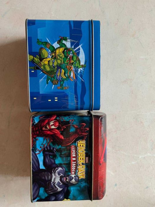 Карточки (человек паук, Скуби Ду, черепашки ниньзя)