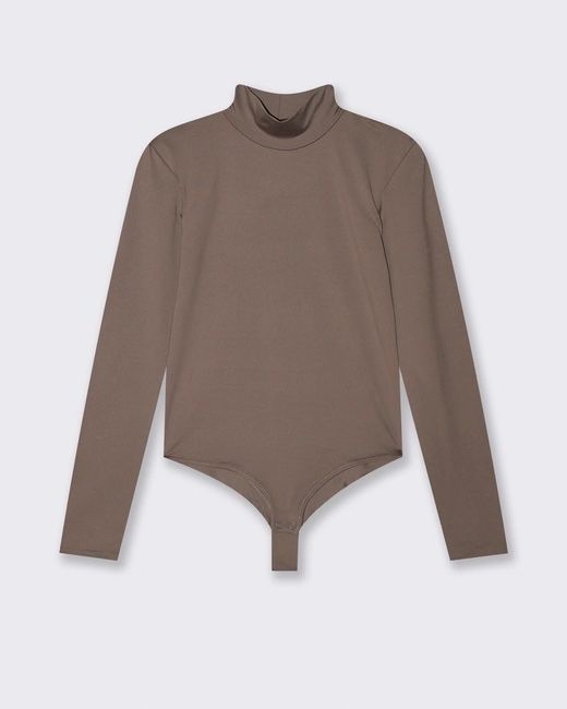 Боди с длинными рукавами эластичное боди с горлом боді з коміром H&M