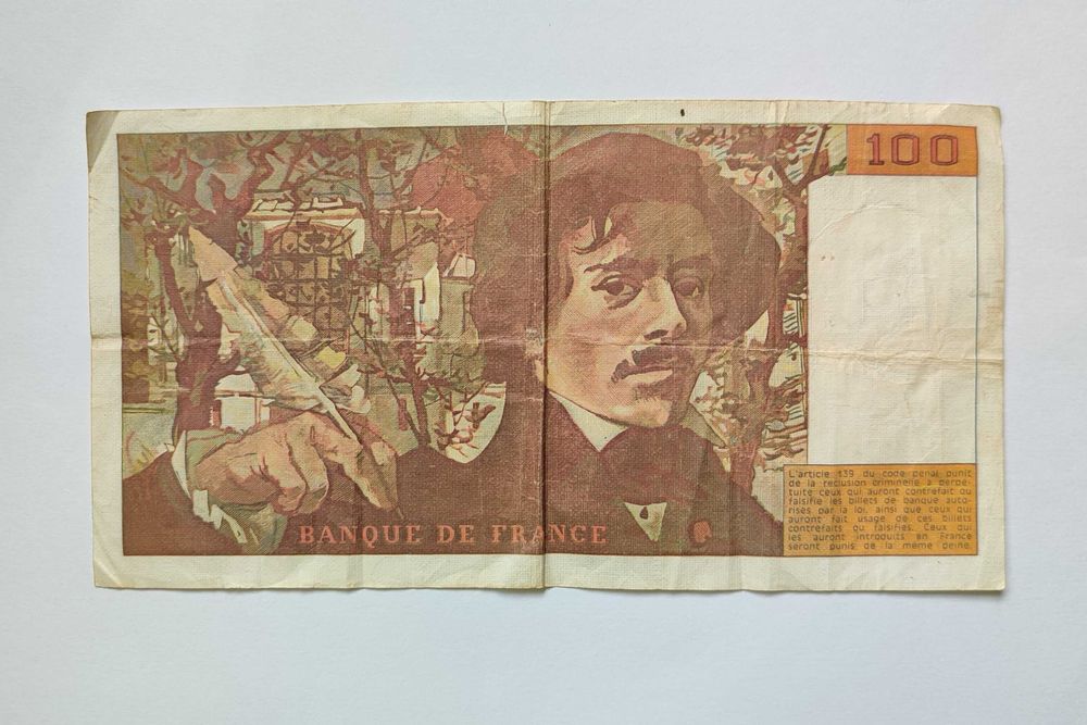 Nota de 100 francos (França, 1990)