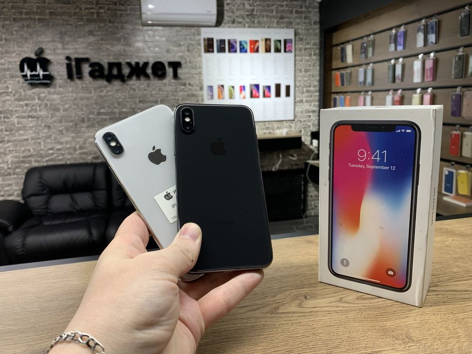 iPhone X 64GB (Silver / Space Gray) Neverlock. Гарантія !