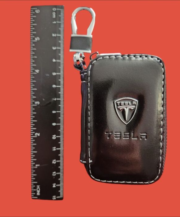 Tesla - carteira, porta chaves. Novo