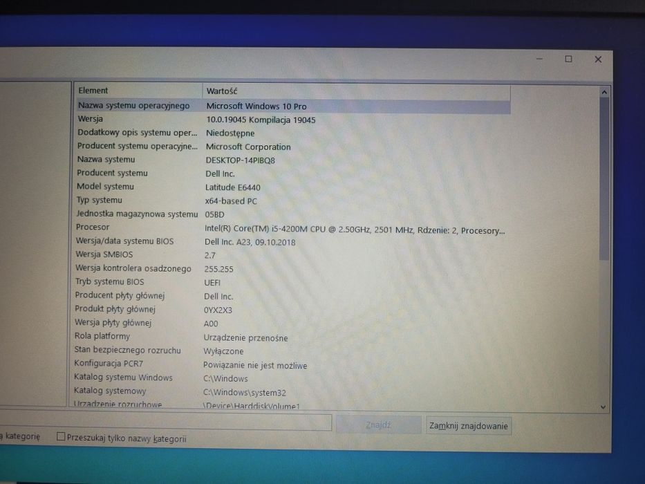 Dell Latitude E6440 – i5, 8GB RAM, Windows 10 Pro