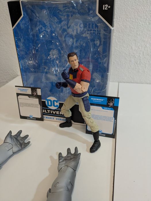 Peacemaker Unmasked DC Multiverse Mcfarlane