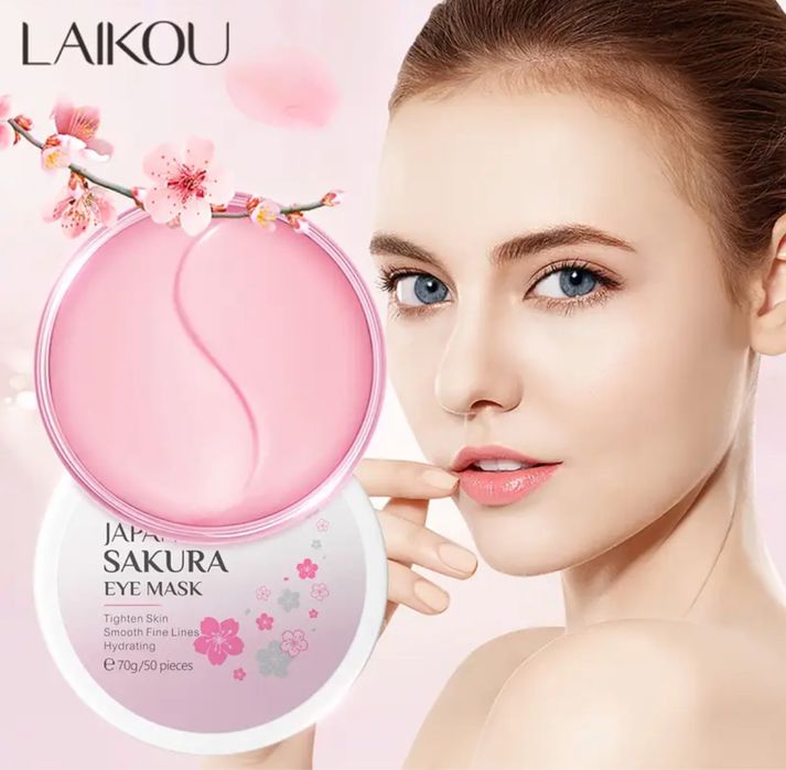LAIKOU Japan Sakura płatki pod oczy 50 szt